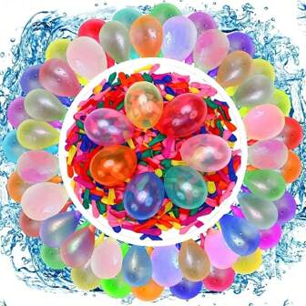500pcs Enlarged And Thickened Water Balloons, Latex Water Bomb Balloons, Suitable For Playing Water Fight Games - Ideal For Poolside Outdoor Parties And Bringing Summer Fun, Beach Essentials, Beach Accessories, Pool Float