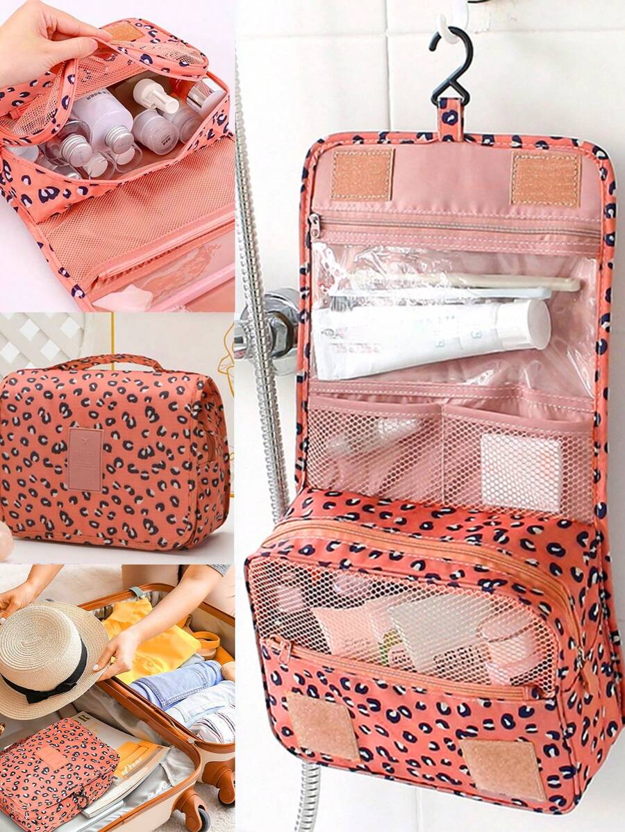 化妝包女士旅行防水收納手提袋化妝包組織吊鉤美容洗漱包學校用品學生宿舍必須旅行必備品化妝收納包浴室收納袋旅行收納袋學生宿舍禮物女孩媽媽禮物沙灘袋沙灘專用品沙灘巾收納包沙灘配件假日必備品夏天度假必備品