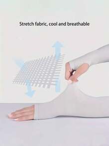 1 Pair Summer Ice Sleeves - Keep Cool And Protect From Harmful Sun Rays
