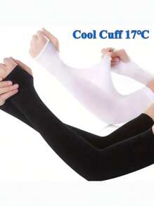 1 Pair Summer Ice Sleeves - Keep Cool And Protect From Harmful Sun Rays
