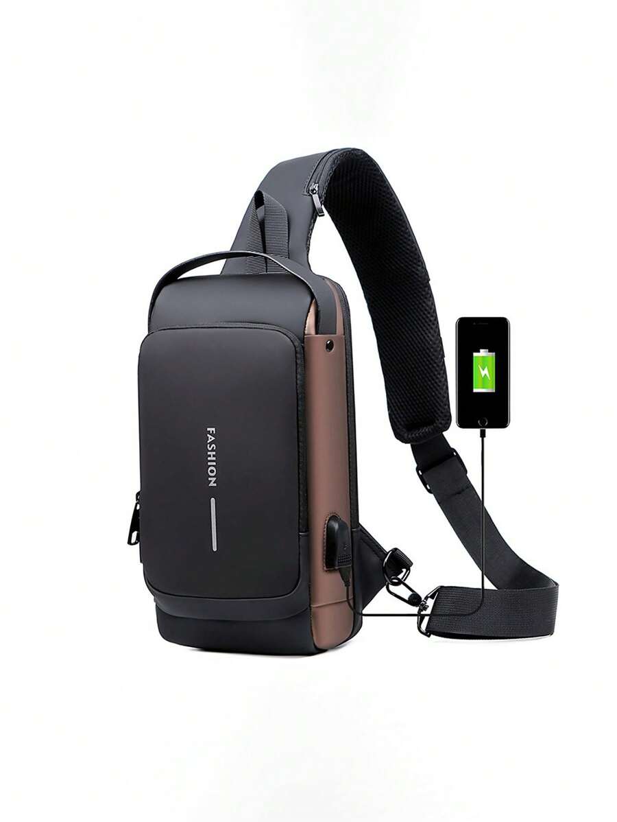 Damen Brusttasche Messenger Bag - Große Kapazität Crossbody Tasche