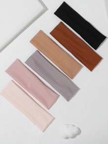 6pcs Sports Yoga Headbands Set Suitable For Women Daily Use - Multicolor - View 12