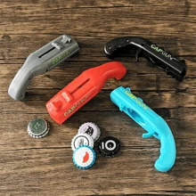 1pc Beer Bottle Opener Cap Gun, Creative Flying Cap Bar Tool, Portable Drink Opening Device - Multicolor - View 13