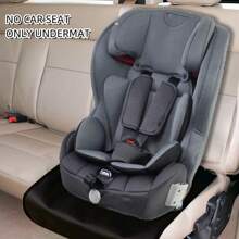 Simple Car Seat Protector For Baby Carseat, PU Anti-Slip 2 Layers Non Slip Undermat For Child Car Seat Portable Easy Installation