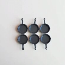 3/6入組迷你炊具套裝-適用於DIY項目和假日禮物 - 黑色 - 查看 4