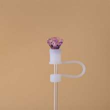 1pc/2pcs/6pcs Rhinestone Straw Cap, Suitabl E For Cups 30oz And 40oz, Dustproof Silicone Straw Caps, Reusable Straw Cover For 10mm (0.4in) Straws, Cup Accessories