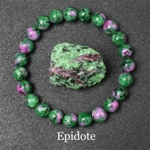 Pulsera de cuentas de piedra natural real de 6/8mm para mujeres, Lapislázuli auténtico, gema de lazurita azul, apatita azul, ágata roja con rayas, cornalina roja, cristal de sodalita, ópalo rosa, piedra de cuarzo rosa, rodanita roja, jaspe rojo, piedra Unakita, ojo de tigre amarillo, jade dorado, obsidiana dorada, obsidiana dorada arcoíris de luz dorada, arenisca azul, radiance de cielo estrellado, piedra de sangre de dragón, pulsera de amatista y piedras naturales de alta calidad, joyería de cristal de Reiki púrpura real original para mujeres y hombres.