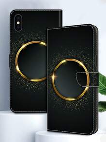 GLANDOTU Compatible With Samsung Redmi Honor Oppo  Phone Case Wallet With Card Holder PU Leather Flap Magnetic Closure Phone Case