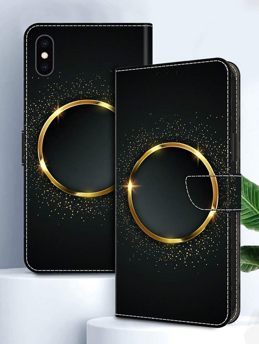 GLANDOTU Compatible With Samsung Redmi Honor Oppo  Phone Case Wallet With Card Holder PU Leather Flap Magnetic Closure Phone Case