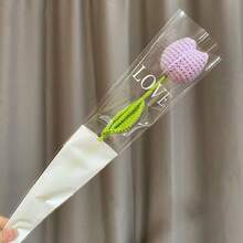 1 Máy Tính Nhân Tạo Dệt Kim Hoa Tulip, Vòng Tay Hoa Lãng Mạn Cho Đám Cưới Trang Trí Nhà Cửa Lễ Tình Nhân Quà Tặng - Nhiều màu - Xem 5
