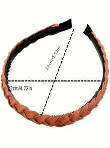 1 pieza Real, Elegante diadema retro premium versátil tejida, Accesorios para el cabello de estilo princesa para mujer, Casual y de ocio, Regalo, Accesorios para fotos, Diadema, Aros para el cabello, Accesorios para la cabeza, Verano, Vacaciones, Viajes, Festival, Cumpleaños - Multicolor - Ver 9