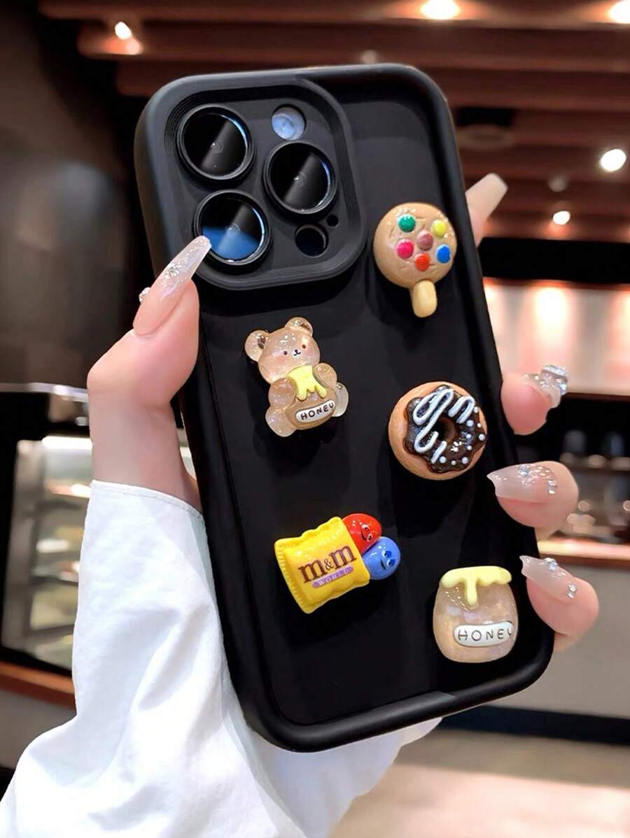 新款高端凹槽纹理防摔3D卡通配件纯色材质手机壳，兼容 15 Pro Max、Apple P13 P14 P11、P12软硅胶防震手机壳，适用于XS XR / 78P.78GES2 A50 A12 A32 A52 A72 A51 A21S A13 A14 S22 Ultra S23 A33 A53 S20FE，兼容Redmi 11 Youth 12 Pro 12/12X Note 11 9A 9C Polox3NFC，兼容Redmi 10，兼容Redmi 9 Note 9 12C Note 11Pro，兼容Redmi 10C Note 8Pro。手机保护壳，国际版，非国内版。 - 彩色 - 查看 1