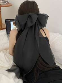 topshiny Nuevo accesorio para el cabello estilo europeo con lazo de gasa, elegante y de moda con red, liviano y de alta calidad, para mujeres, para el Día de los Enamorados, accesorios para el cabello, pasadores, pinzas para el cabello