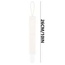 4pcs Pacifier Chain Set, Baby Ribbed Pacifier Clip Holder, Fashion And Practical For Daily Use - Multicolor - View 2