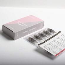 Mona 20 Stück/Box RL/RS/F GRÖßE grau professionelle Einweg-Tattoo-Kartuschen Nadel-Kartuschen-Tattoo-Nadeln Standardgröße Rund-Liner für Kartuschen-Tattoo-Stift-Maschine Tattoo