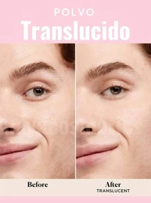Polvo translucido Fijador bissu, polvo transluciodo blanco para rostro, polvo suelto para rostro, polvo traslucido