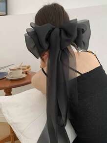 topshiny Nuevo accesorio para el cabello estilo europeo con lazo de gasa, elegante y de moda con red, liviano y de alta calidad, para mujeres, para el Día de los Enamorados, accesorios para el cabello, pasadores, pinzas para el cabello