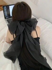 topshiny Nuevo accesorio para el cabello estilo europeo con lazo de gasa, elegante y de moda con red, liviano y de alta calidad, para mujeres, para el Día de los Enamorados, accesorios para el cabello, pasadores, pinzas para el cabello