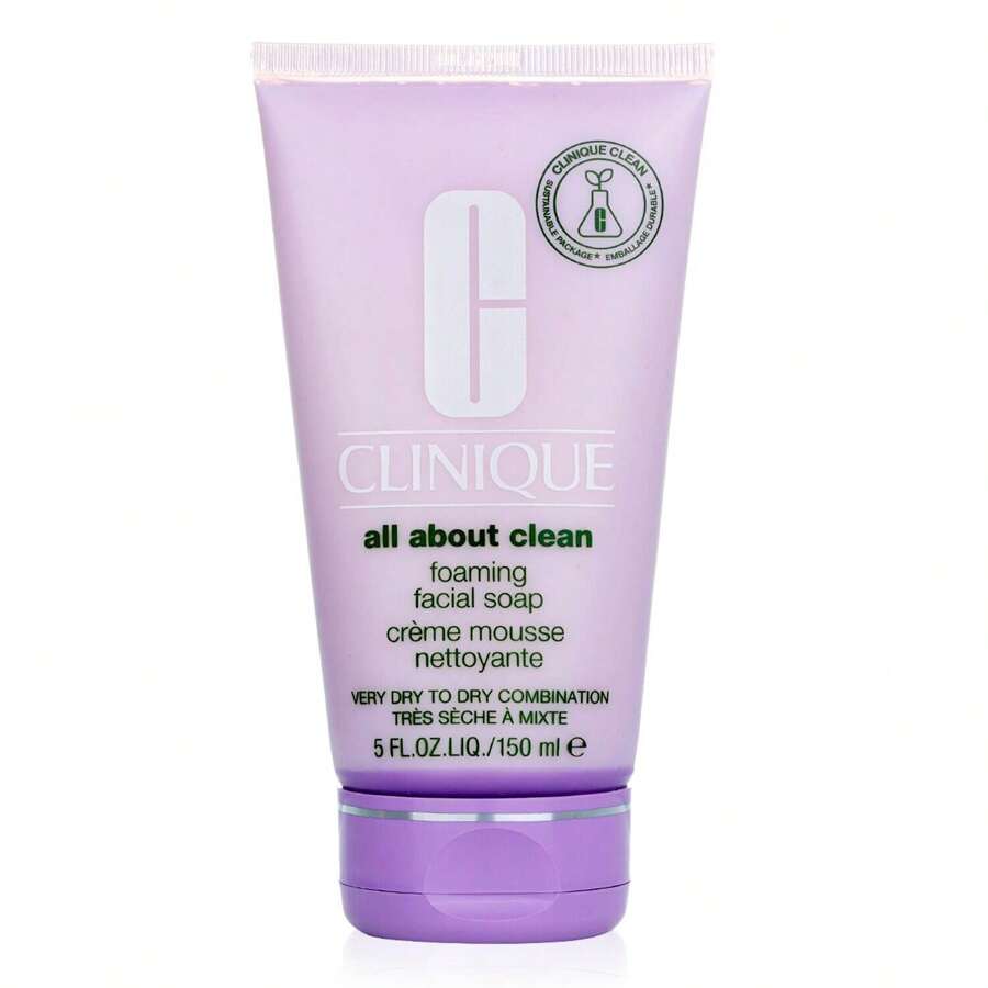 Clinique All About Clean Foaming Facial Soap - Very Dry To Dry Combination Skin - 150ml/5oz - Multicolor - View 1
