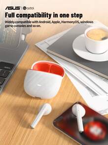 ASUS Asus 172 In-Ear Wireless Headphones With Charging Bay New High Sound Quality Ultra Long Life Use Music Games