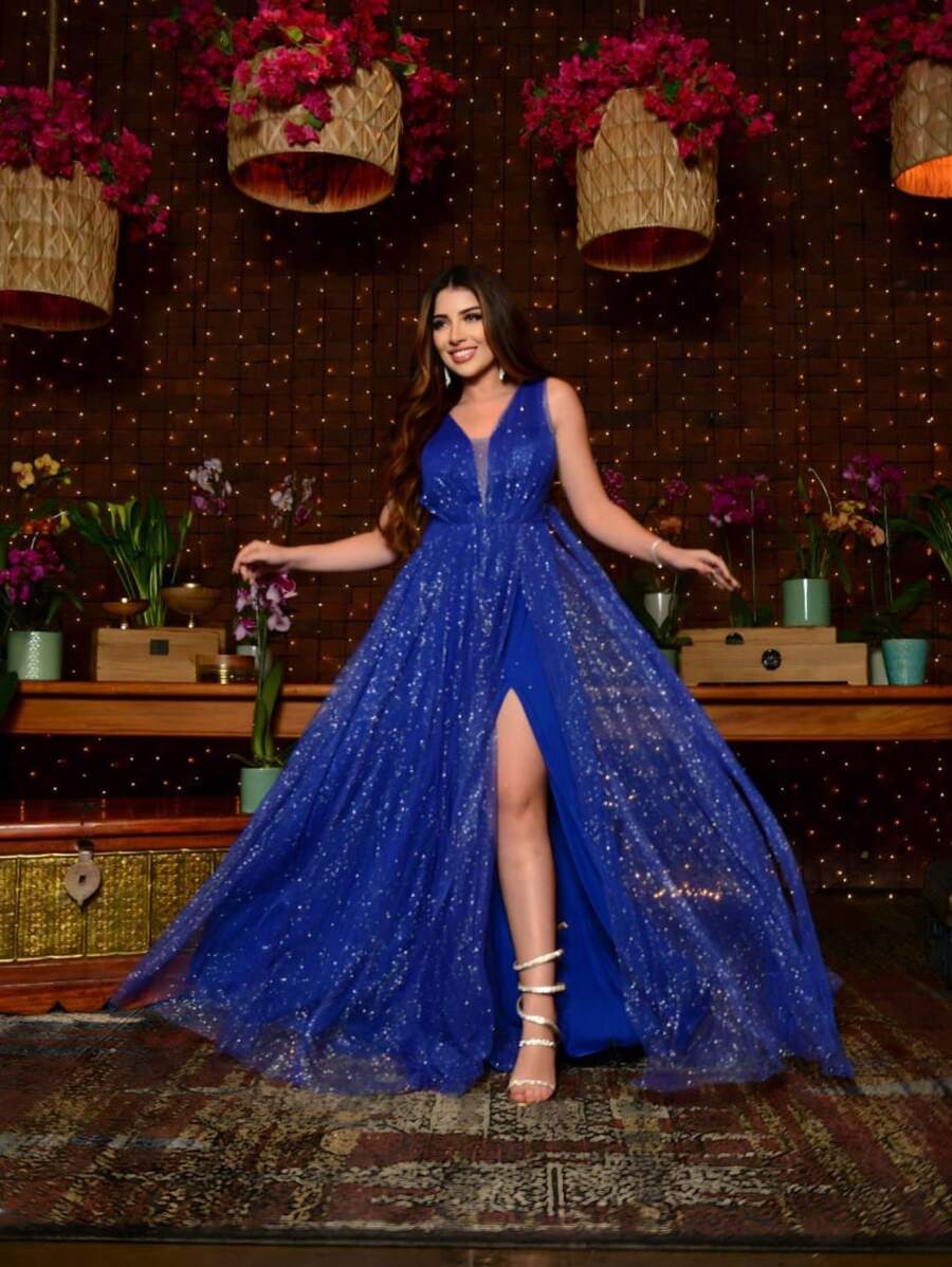Wedding Dresses - Navy Blue - View 1