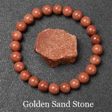 Pulsera de cuentas de piedra natural real de 6/8mm para mujeres, Lapislázuli auténtico, gema de lazurita azul, apatita azul, ágata roja con rayas, cornalina roja, cristal de sodalita, ópalo rosa, piedra de cuarzo rosa, rodanita roja, jaspe rojo, piedra Unakita, ojo de tigre amarillo, jade dorado, obsidiana dorada, obsidiana dorada arcoíris de luz dorada, arenisca azul, radiance de cielo estrellado, piedra de sangre de dragón, pulsera de amatista y piedras naturales de alta calidad, joyería de cristal de Reiki púrpura real original para mujeres y hombres.