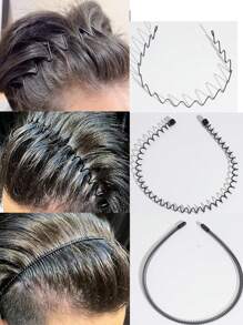 3pcs/Set Men Sports Wave Headband Hairbands Gym