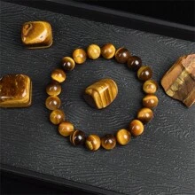 Pulsera de cuentas de piedra natural real de 6/8mm para mujeres, Lapislázuli auténtico, gema de lazurita azul, apatita azul, ágata roja con rayas, cornalina roja, cristal de sodalita, ópalo rosa, piedra de cuarzo rosa, rodanita roja, jaspe rojo, piedra Unakita, ojo de tigre amarillo, jade dorado, obsidiana dorada, obsidiana dorada arcoíris de luz dorada, arenisca azul, radiance de cielo estrellado, piedra de sangre de dragón, pulsera de amatista y piedras naturales de alta calidad, joyería de cristal de Reiki púrpura real original para mujeres y hombres.