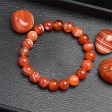 Pulsera de cuentas de piedra natural real de 6/8mm para mujeres, Lapislázuli auténtico, gema de lazurita azul, apatita azul, ágata roja con rayas, cornalina roja, cristal de sodalita, ópalo rosa, piedra de cuarzo rosa, rodanita roja, jaspe rojo, piedra Unakita, ojo de tigre amarillo, jade dorado, obsidiana dorada, obsidiana dorada arcoíris de luz dorada, arenisca azul, radiance de cielo estrellado, piedra de sangre de dragón, pulsera de amatista y piedras naturales de alta calidad, joyería de cristal de Reiki púrpura real original para mujeres y hombres.