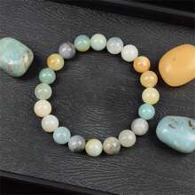 Pulsera de cuentas de piedra natural real de 6/8mm para mujeres, Lapislázuli auténtico, gema de lazurita azul, apatita azul, ágata roja con rayas, cornalina roja, cristal de sodalita, ópalo rosa, piedra de cuarzo rosa, rodanita roja, jaspe rojo, piedra Unakita, ojo de tigre amarillo, jade dorado, obsidiana dorada, obsidiana dorada arcoíris de luz dorada, arenisca azul, radiance de cielo estrellado, piedra de sangre de dragón, pulsera de amatista y piedras naturales de alta calidad, joyería de cristal de Reiki púrpura real original para mujeres y hombres.