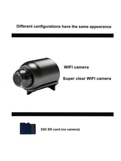 1080P Mini WiFi Surveillance Camera, 2.4G Indoor Security Camera Night Vision Motion Detection, Home Wide Angle IP view 10