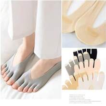 5-Toe Socks For Summer, Ultra-Thin Breathable Open Toe Velvet Socks, Fashion Sports Exposed Toe Socks, Versatile