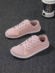 New Women Flat Soft Sole Walking Shoes, Ladies Wide Toe Barefoot Casual Shoes For Walking, Indoor Fitness, Outdoor Running, Simple Fashion Sneakers For Women