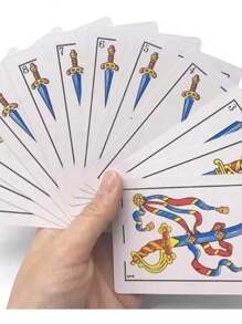 baraja española 48 cartas 12 mazos - Blanco - Ver 3