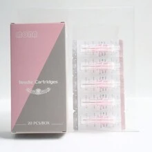 Mona 20pcs/Box RL/RS/F SIZE Pink Professional Disposable Tattoo Cartridges Needle Cartridge Tattoo Needles Standard Size Round Liner For Cartridge Tattoo Pen Machine Tattoo - Pink - View 4