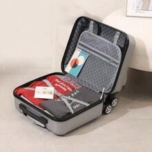 Lightweight Carry-On Luggage Mini Fashionable Rolling Suitcase With 360 Swivel Wheels, 18-Inch Travel Box With Password Lock For Women And Men Hand Luggage Trip School Holiday Honeymoon Vacation Study Abroad Graduation Holiday Essentials Travel Accessories Ideal Choice For Gifts Boys Girls Student Couple Bag For School School Accessories School Stuff