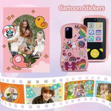 PoddyPony Educational And Outdoor Toys For 3-12 Years Boys And Girls Smart Phone Selfie Digital Kids Camera MP3 Music Player With Dual Camera 32G SD Card Include