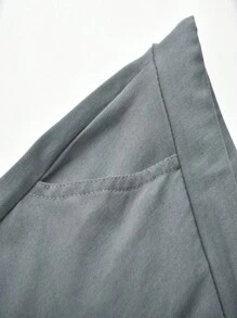 Hot Sale Casual Múltiples Bolsillos Mujer Jeans pantalones de carga Señoras Pantalones de cintura Mujer,sueltos, casuales de calle,Pantalones Vaqueros Casual Multibolsillos con Cordones, Holgados y Elásticos, son la en las Calles de México. Con su Cintura Alta y Diseño Suelto, Brindan Comodidad y Estilo sin Esfuerzo. - Gris - Ver 6