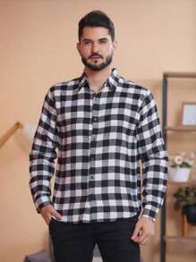 Men Shirts - Black and White - View 6