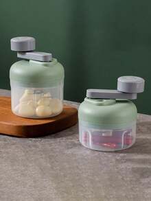 Máy xay tỏi thủ công màu ngẫu nhiên, điều chỉnh 3 tốc độ, có sẵn tùy chọn 100ml/250ml - màu sắc ngẫu nhiên - Xem 3