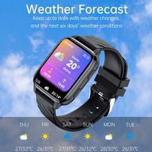 SENBONO Smart Watch For Android IOS Answer/Make Call Fitness Tracker,Sleep Monitoring,Message Reminder,Multi-Sport Modes Smartwatch For Men Women - Black - View 5