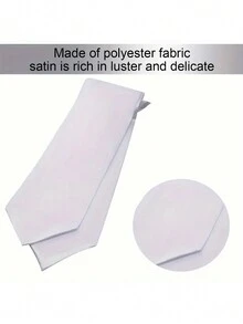 1Pc Đồng Bằng Tốt Nghiệp, Khăn Quàng Khăn Choàng Tốt Nghiệp Cho Nam Và Nữ, Dây Đeo Vai Nghi Lễ Cho Nam Và Nữ, Dây Đeo Vai Màu Trơn - trắng - Xem 4