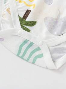 Balabala Newborn Baby Boys Clothes Triangle Suit Two-Piece Set Full  Summer Fresh Cute