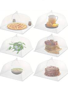 1 pezzo Grande e alto coperchio a cupola pieghevole in tessuto a maglie per alimenti per esterni, tende a schermo, feste, picnic, barbecue, tende per alimenti riutilizzabili e pieghevoli per mantenere i tuoi alimenti sicuri e freschi