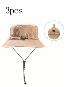 1 Pezzo Nuovo Cappello Da Sole Sportivo Pieghevole Portatile Da Donna Per Pesca, Arrampicata E Protezione Solare, Facile Da Trasportare. Adatto Per Vacanze E Uso Quotidiano
