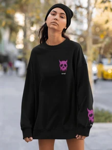 Men Sweatshirts - Black - View 5