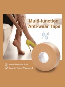 1pc Multifunctional Waterproof Foot Care Bandage - Self-Adhesive Elastic Heel Pad, Suitable For Pedicure Tools, For Blisters, Odorless, Flexible Foot, Finger, Toe Protection - Waterproof, Reusable, Invisible Fit - Essential For Travel And Shoe Comfort