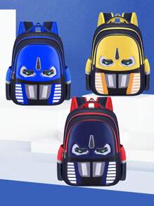 Boys Backpack, Anime Cartoon Student Schoolbag, Lightweight Children's Backpack, Multifunctional Outdoor Travel Backpack, Birthday Gift, Suitable For Primary School Students Aged 6-14