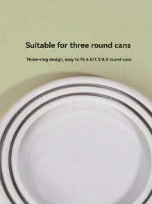 Tapa reutilizable con aislamiento de aire para latas de comida de mascota, mantiene la frescura, antifugas, fácil de limpiar, color aleatorio