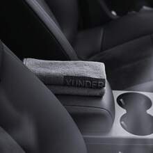 منشفة غسيل السيارة قصيرة مخملية فائقة الامتصاص وغير مُنتِفِرة، قماش سميك لتنظيف السيارة (نمط حرف عشوائي حسب دفعة الإنتاج)